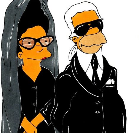 Karlas Lagerfeldas ir Anna Wintour tapo Simpsonais