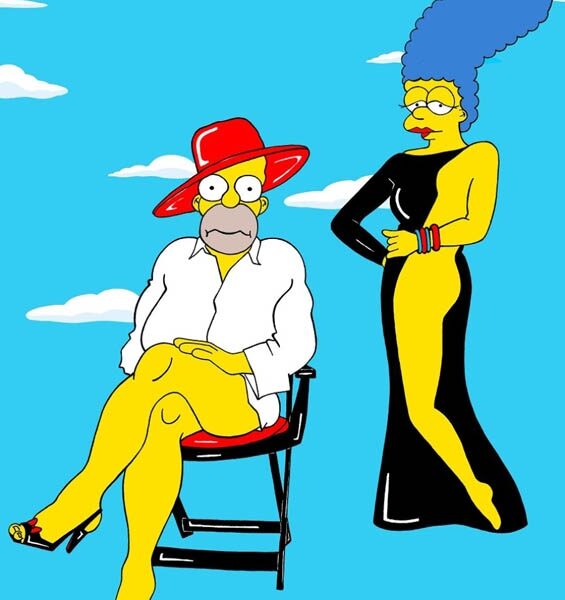 Dar niekada nematėtė: Homerio ir Mardžės Simpsonų erotika