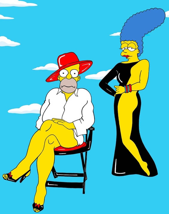 Dar niekada nematėtė: Homerio ir Mardžės Simpsonų erotika