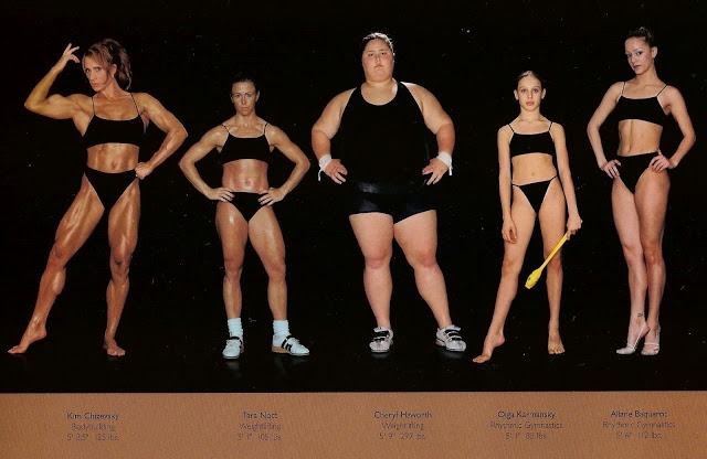 Kūno grožis: skirtingų sporto šakų atletai (foto)