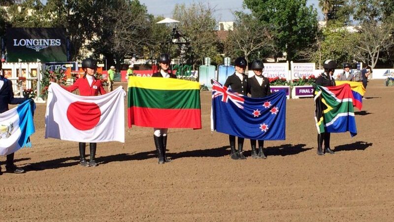 Meksikoje startavusi Lietuvos konkūrinio jojimo čempionė pateko į geriausiųjų dešimtuką