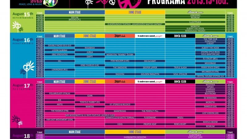 Karklės festivalis jau skelbia 75 koncertų laikus