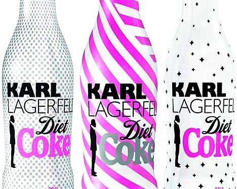 K.Lagerfeldas sukūrė dietinių Coca-Cola buteliukų kolekciją