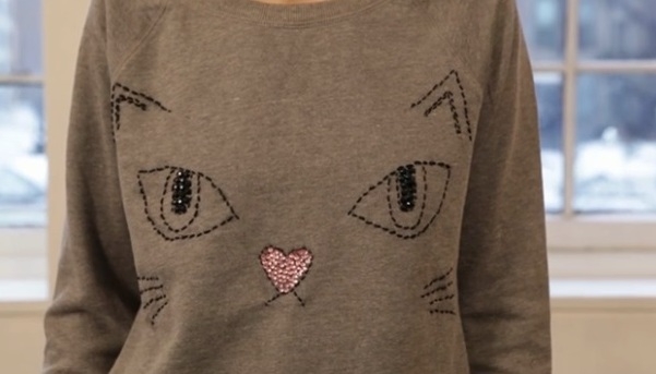 Pasidaryk pats: marškinėliai „katino šypsena“