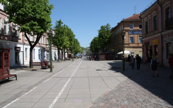 Kauno senamiestis ankstina vasaros pradžią
