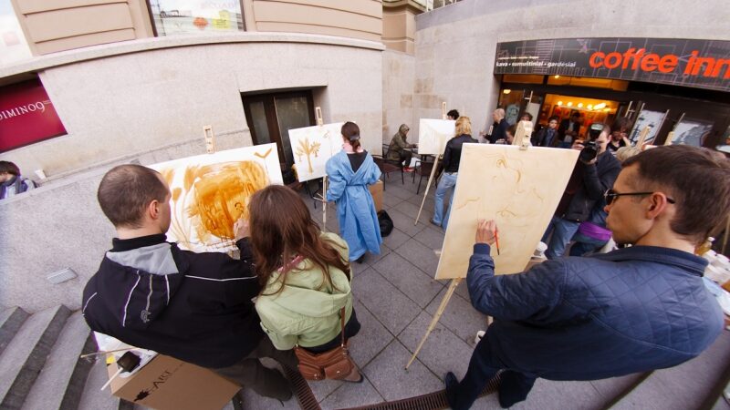 Festivalio „Afrikos dienos 2011“ atidaryme – tapybos kava sesija