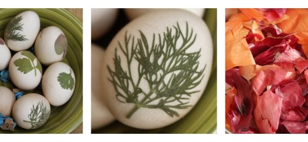 Ekologiškas kiaušinių dažymas: kaip du kart du
