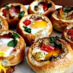 Užkepti kiaušiniai: įdomios ir gražios pusryčių idėjos