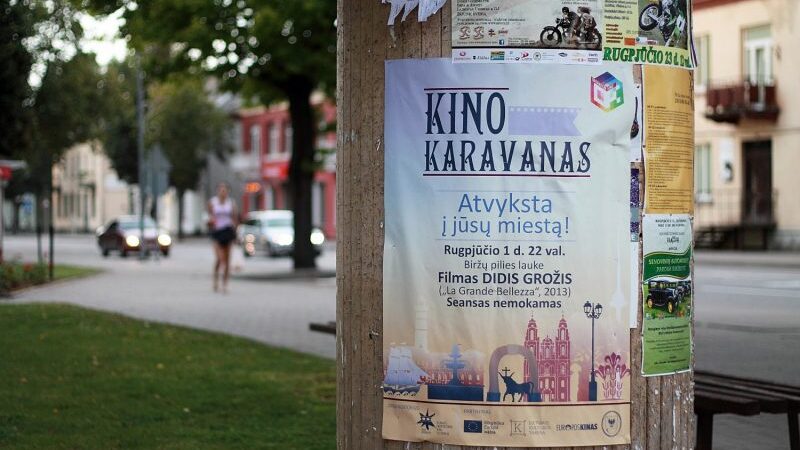 Po Lietuvą kelionę pradėjo „Kino karavanas“