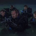 Filmuojant trilerį „Komandosai“ neįtikėtinai misijai filmo kūrybinė komanda ruošėsi po vandeniu