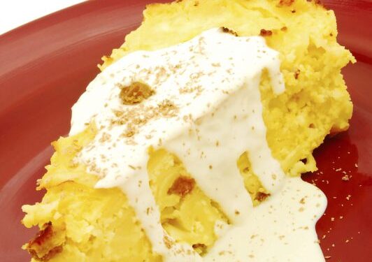 Bulvių plokštainis su sūriu