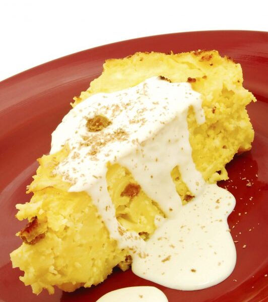 Bulvių plokštainis su sūriu