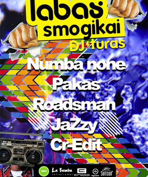 Laimėk pakvietimus į „LABAS SMOGIKAI: Drum and Bass“ Klaipėdoje BAIGĖSI