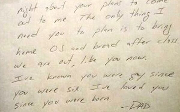 Interneto sensacija: jaudinantis tėvo laiškas savo homoseksualiam sūnui