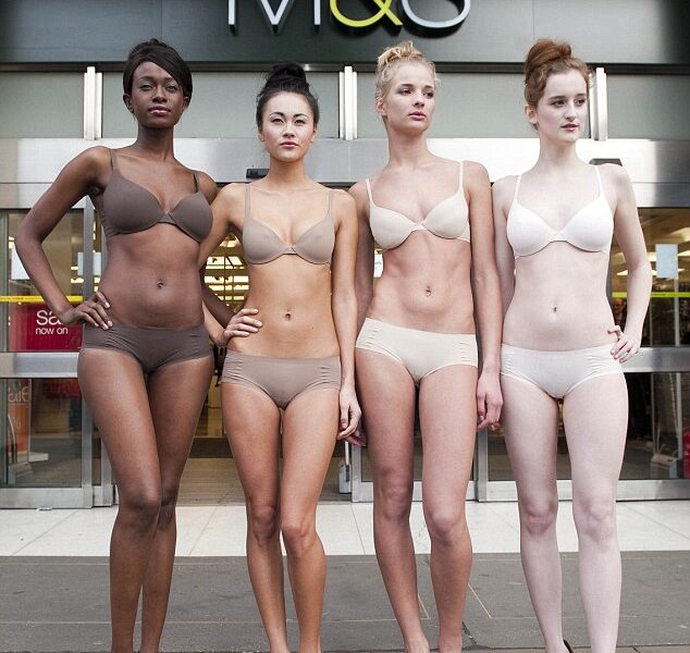 „Marks & Spencer“ naujiena - odos spalvos liemenėlės