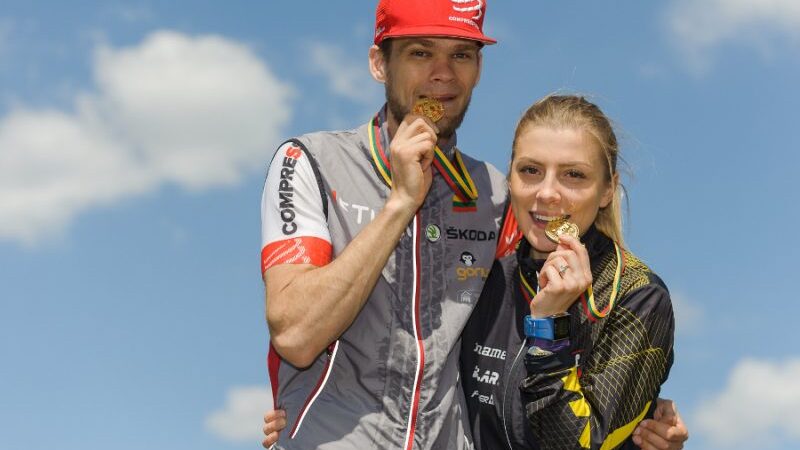 Sužadėtiniams – auksiniai sprinto medaliai