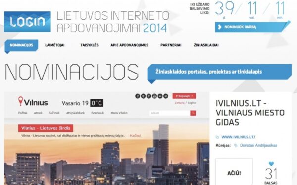 LOGIN: kam šiemet atiteks geriausiųjų internete oskarai?