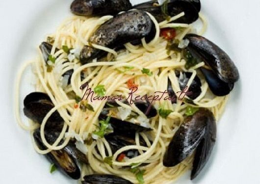 Spagečiai su geldelėmis