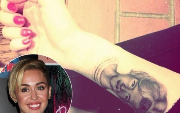 Naujoji Miley Cyrus tatuiruotė – senelės atvaizdas (foto)