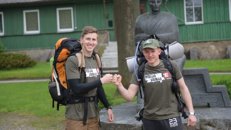Daugiau nei 300 km pėsčiomis dėl kilniausio šios vasaros tikslo