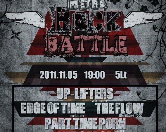 Šeštadienį  vyks III- iasis METRO ROCK BATTLE atrankinis turas