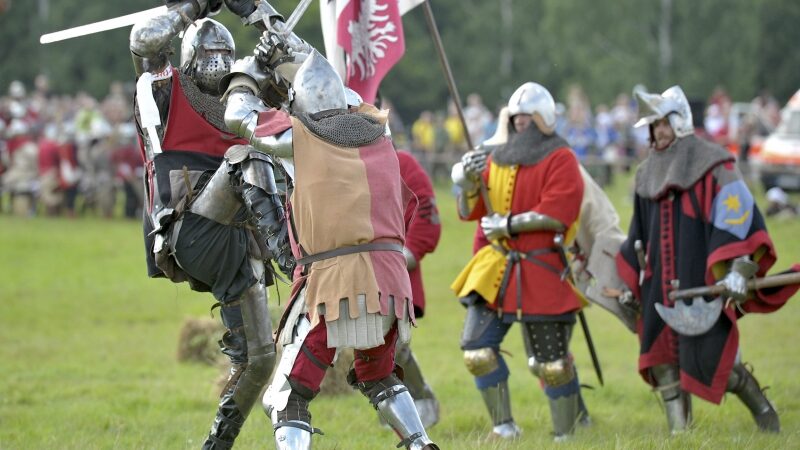 Lietuviai Griunvaldo lauke  „kovėsi” Žalgirio mūšyje