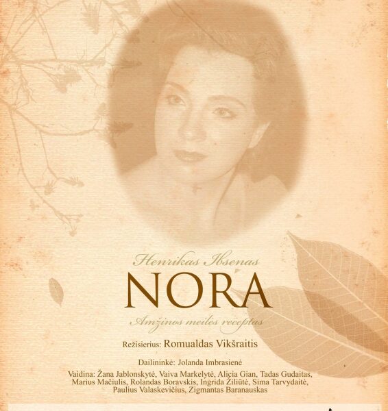 Legendinė H. Ibseno pjesė "Nora" atgims Elfų teatre