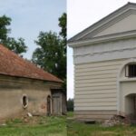 Pakruojo dvaro sodyboje baigiamas restauruoti istorinis sandėlis