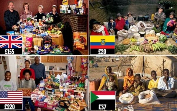 Alkana planeta: ką ir už kiek valgo skirtingų kraštų šeimos?