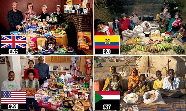 Alkana planeta: ką ir už kiek valgo skirtingų kraštų šeimos?