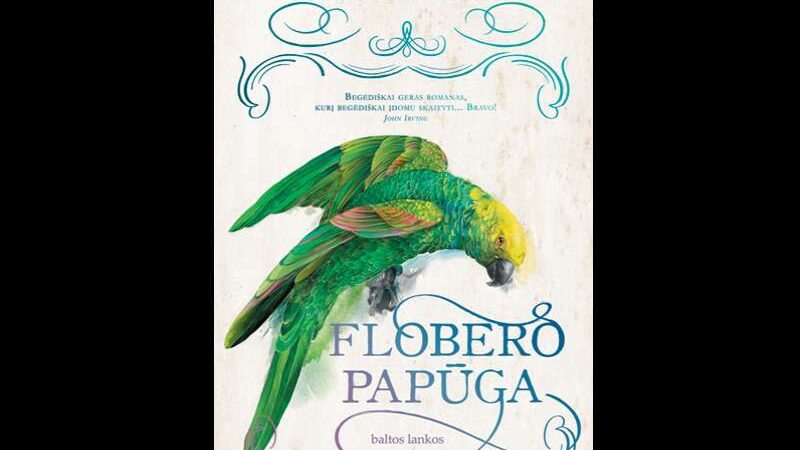 Knygų pusryčiai. Laimėk begėdišką J. Barneso romaną „Flobero papūga“