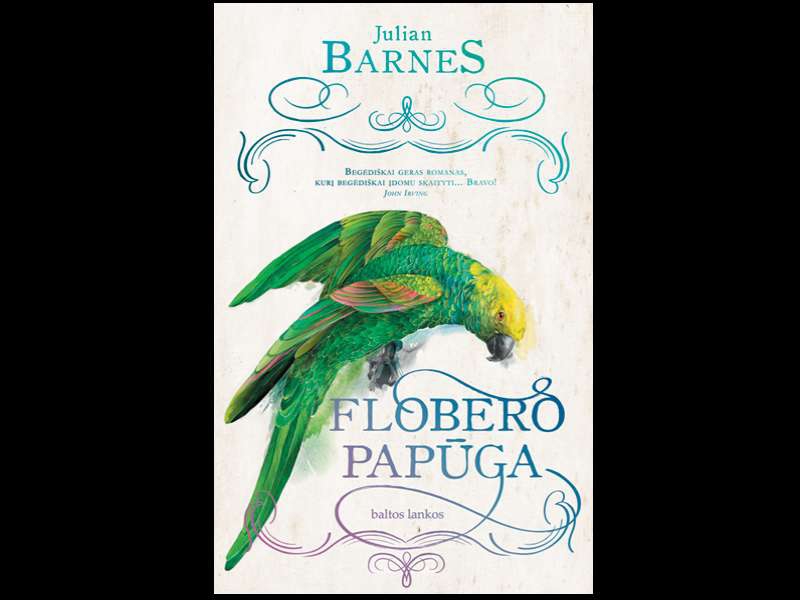 Knygų pusryčiai. Laimėk begėdišką J. Barneso romaną „Flobero papūga“