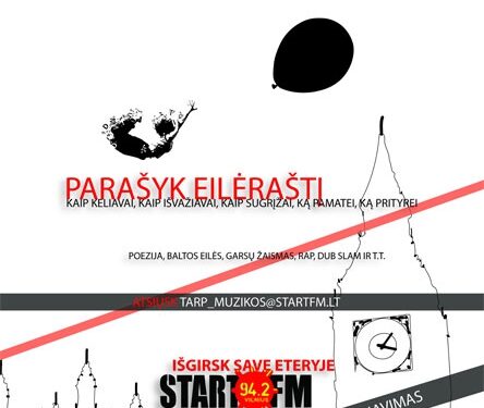 „Start FM“ skelbia rašeivų konkursą „Tarp muzikos“