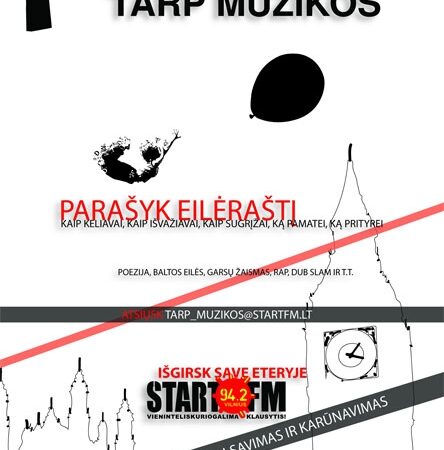 „Start FM“ skelbia rašeivų konkursą „Tarp muzikos“