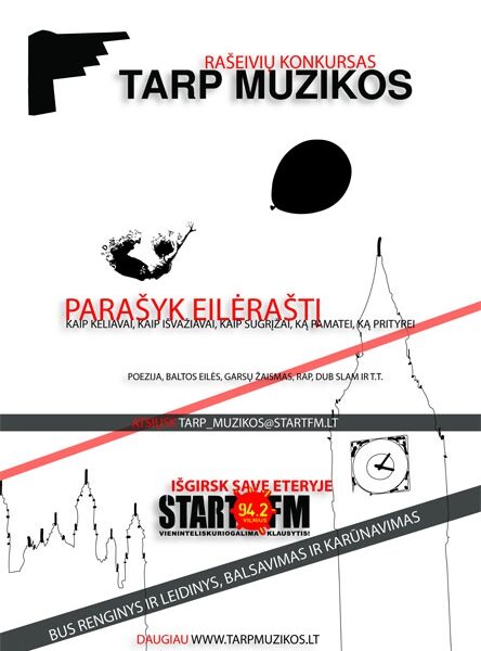 „Start FM“ skelbia rašeivų konkursą „Tarp muzikos“