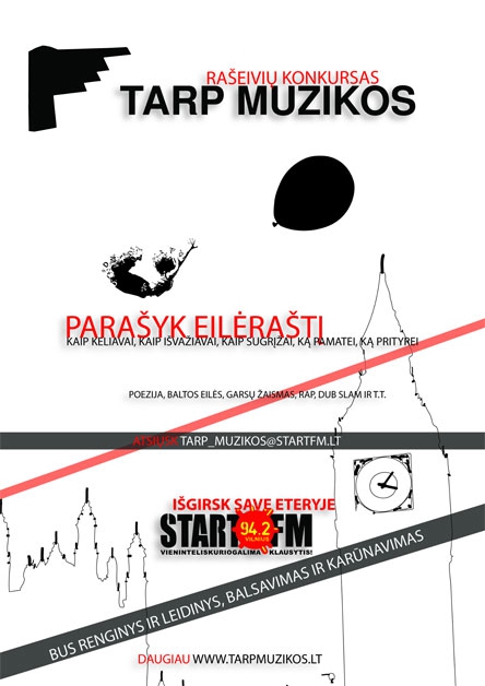 „Start FM“ skelbia rašeivų konkursą „Tarp muzikos“