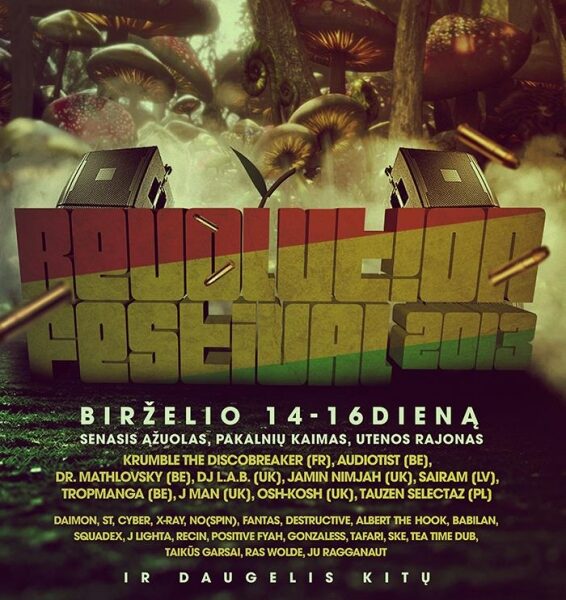 Pakalnių miestelio salą užkariaus REVOLUTION FESTIVAL 2013
