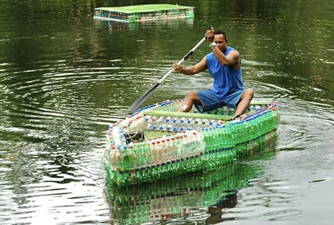 Valtis pagaminta iš 600 plastikinių butelių (foto)