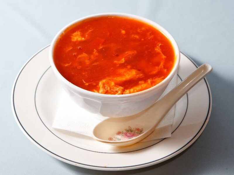 Kinietiška pomidorų sriuba su kiaušiniais