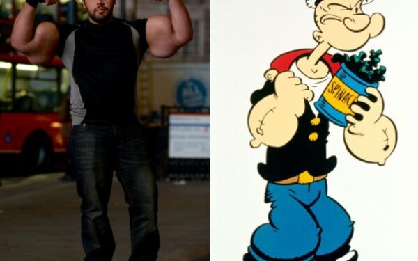 Šiuolaikinis Popajus, kuris nekenčia špinatų