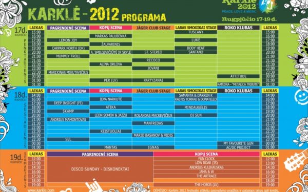 Karklės festivalyje 50 koncertų ir per 20 pasaulio virtuvių