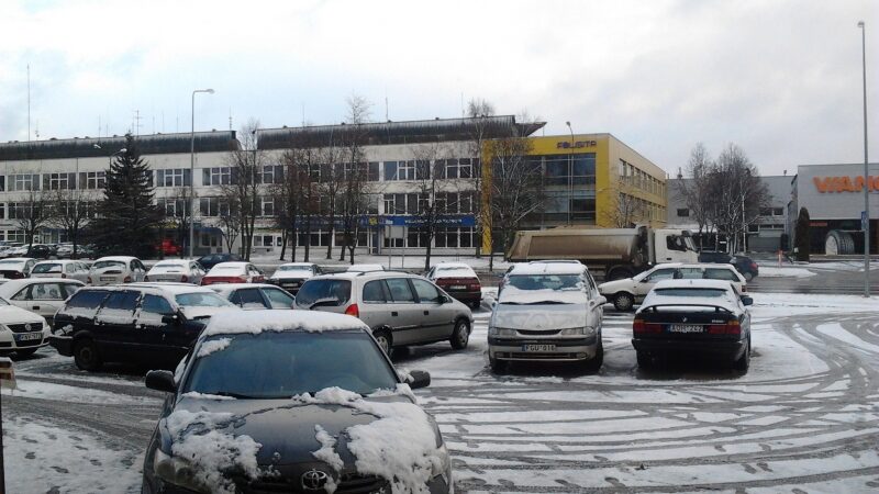 Šiauliuose karaliauja sniegas (Foto)