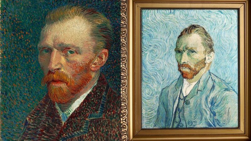 Kaip žymusis V. van Gogo autoportretas atrodytų, jei tai būtų fotografija? (Video)