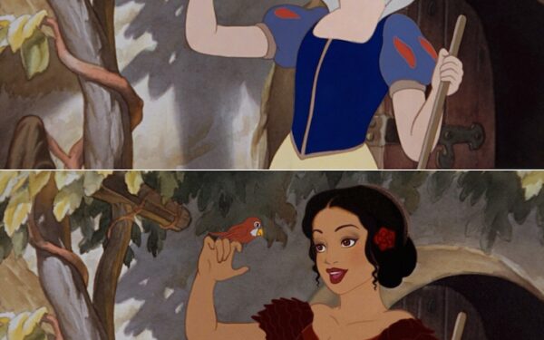 Juodaodė Snieguolė ir kitos rasę pakeitusios Disnėjaus princesės