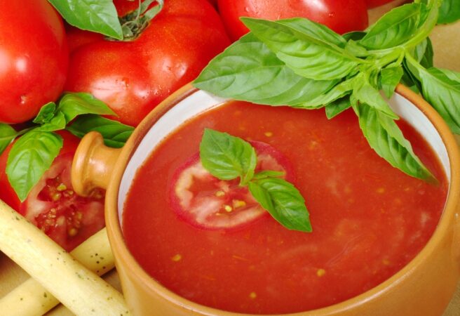 Savaitgalio receptas. Šaltibarščiai iš pomidorų