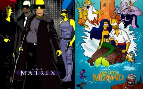 Jeigu Simpsonai vaidintų populiariuose filmuose…