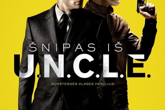 Madinguose Guy Ritchie filmo „Šnipas iš U.N.C.L.E.“ plakatuose – elegantiški iš septintojo dešimtečio nužengę herojai