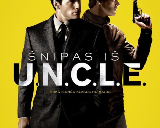 Madinguose Guy Ritchie filmo „Šnipas iš U.N.C.L.E.“ plakatuose – elegantiški iš septintojo dešimtečio nužengę herojai