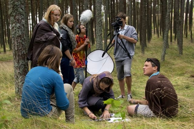 „Skalvijos“ kino akademijoje – atvirų durų diena ir stovyklautojų „derlius“ iš Nidos