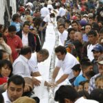 Meksikoje pagamintas 50 metrų ilgio tradicinis patiekalas tako